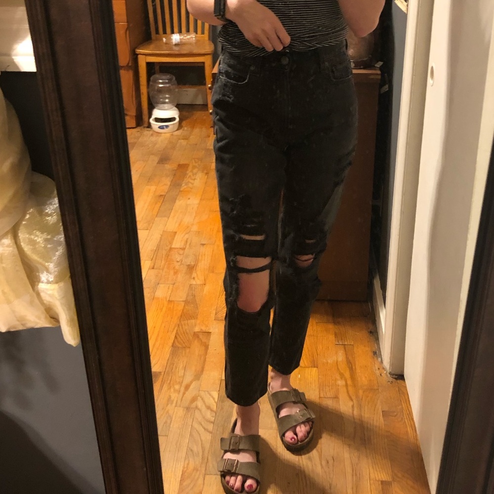 American eagle mom jeans